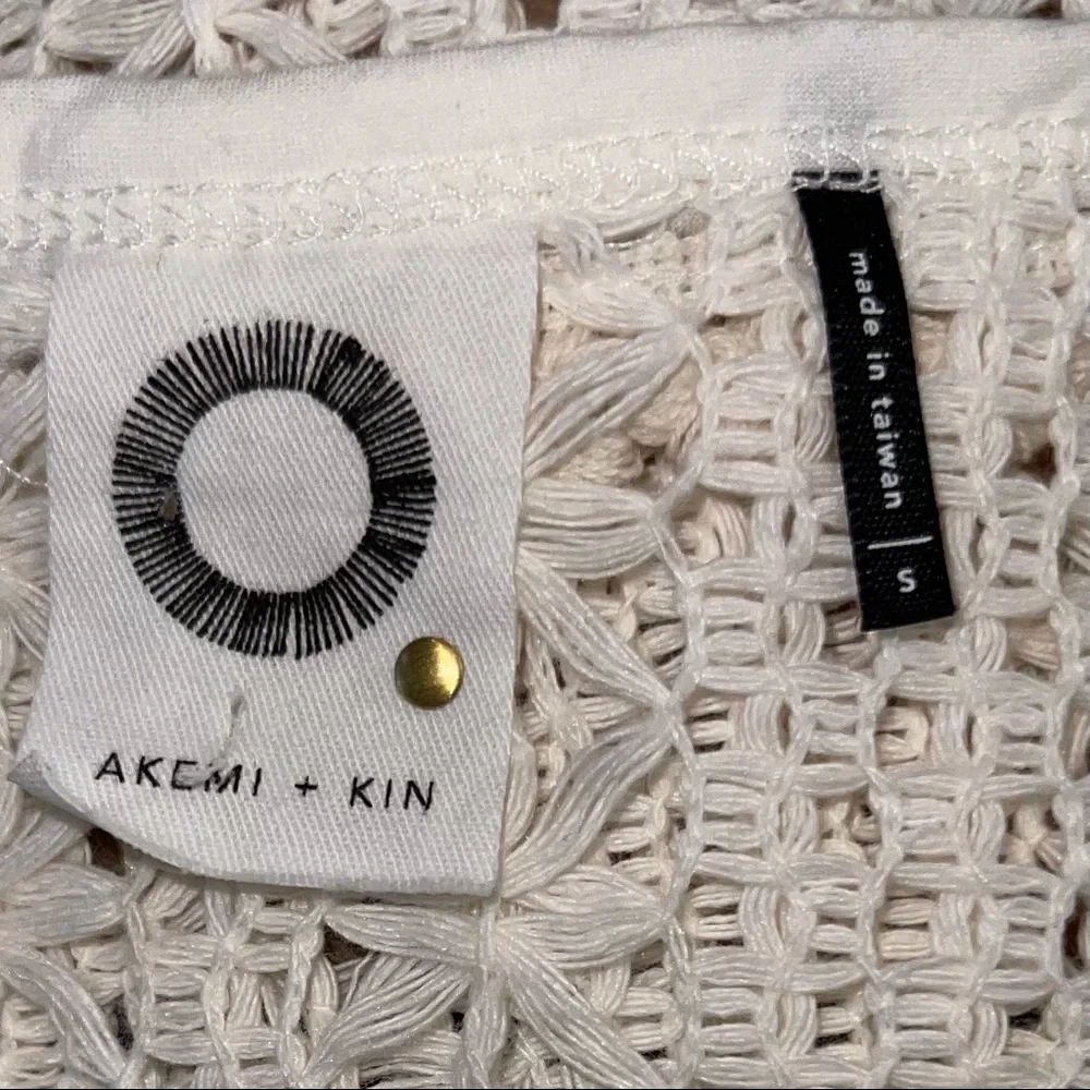 Anthropologie fringe Akemi + Kin knit  top size s